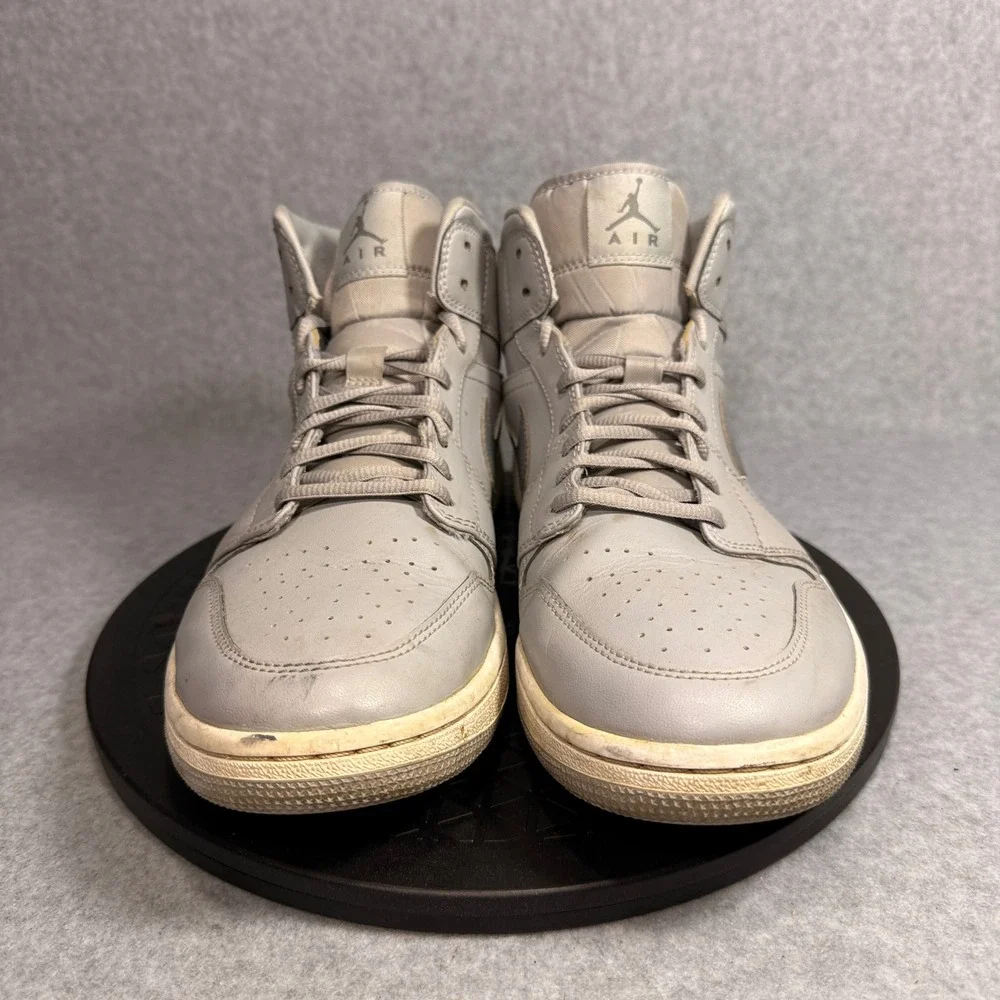 Jordan 1 Mid Cool Grey Mens Sneakers 554724-033 Size 12